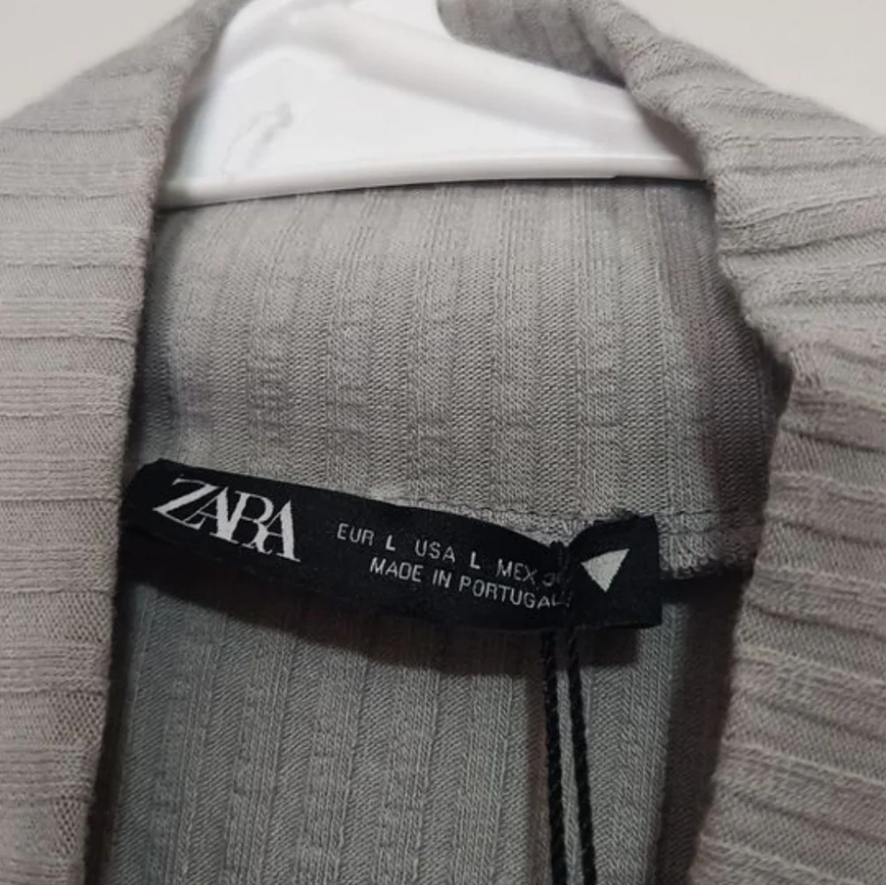 Zara Ribbed Mock Neck Long Sleeve Top - Gray with sexy cutouts